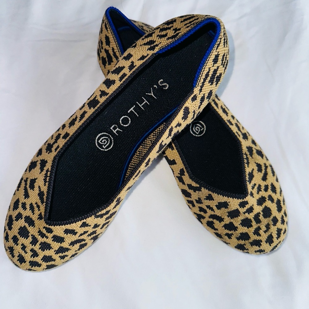 Rothy's Leopard Print Women's Ballet Flats